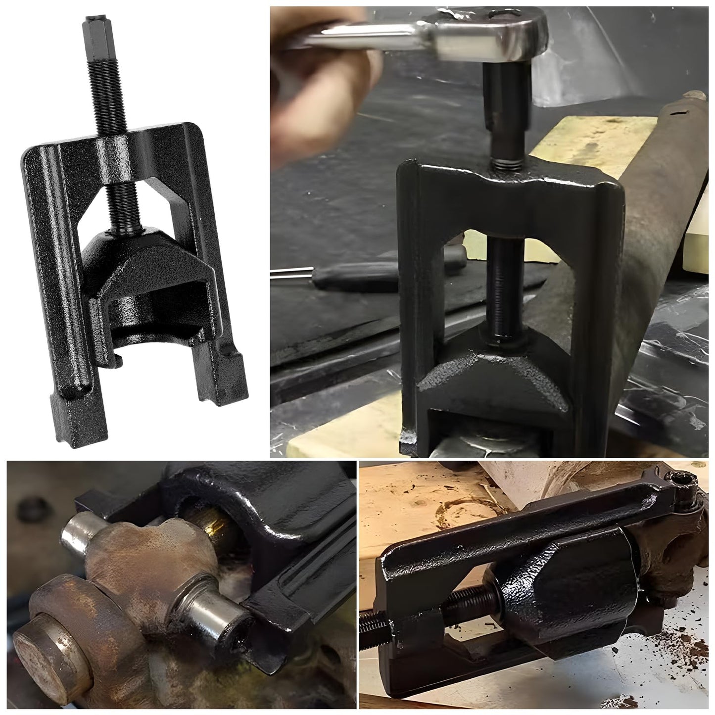 U-Joint Removal Tool U Joint Puller 10105, Heavy Duty Vehicle U-Joint Extractor, U-Joint Removal Press Tool for Class 1-3 Cars, Trucks and Agricultural Machinery