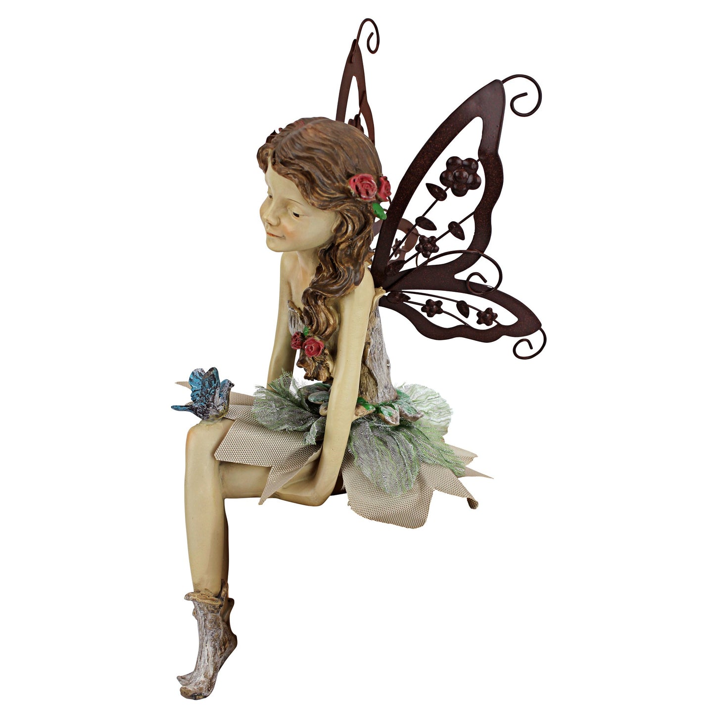 Design Toscano Fannie, The Fairy Sitting Statue