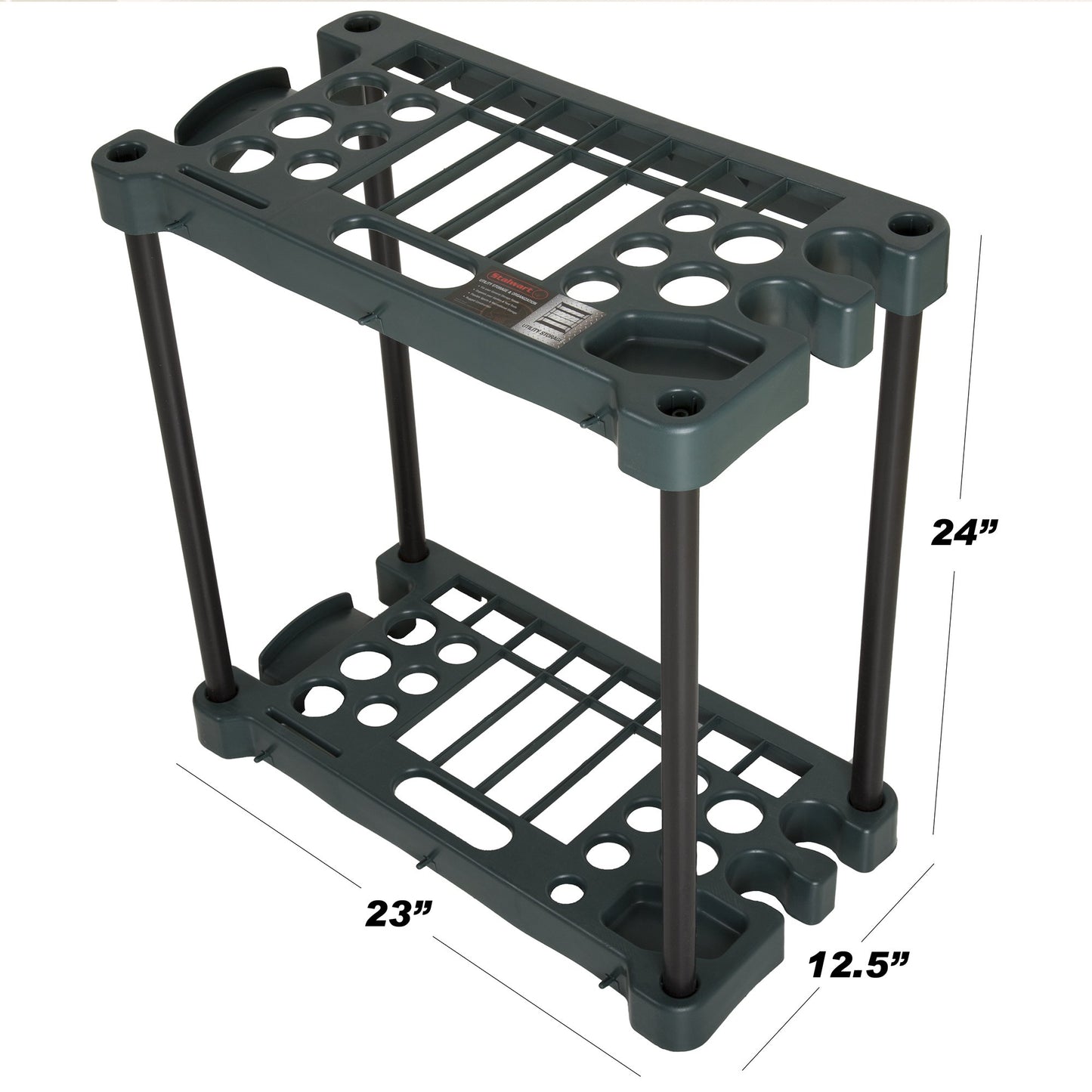 Stalwart Compact Garden Fits Over 30 Tools Storage Rack