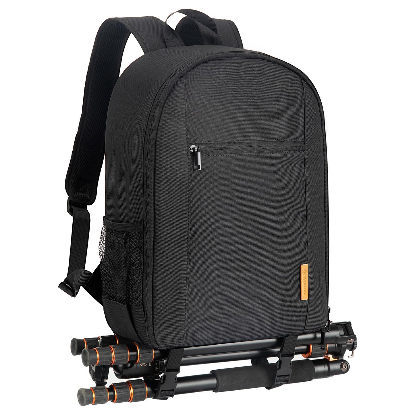 TARION Camera Backpack, Waterproof Photography Case Bag with 14'' Laptop Compartment and Rain Cover for DSLR SLR Camera Lens Flash Accessories, Tb-m-Black, M, Compact