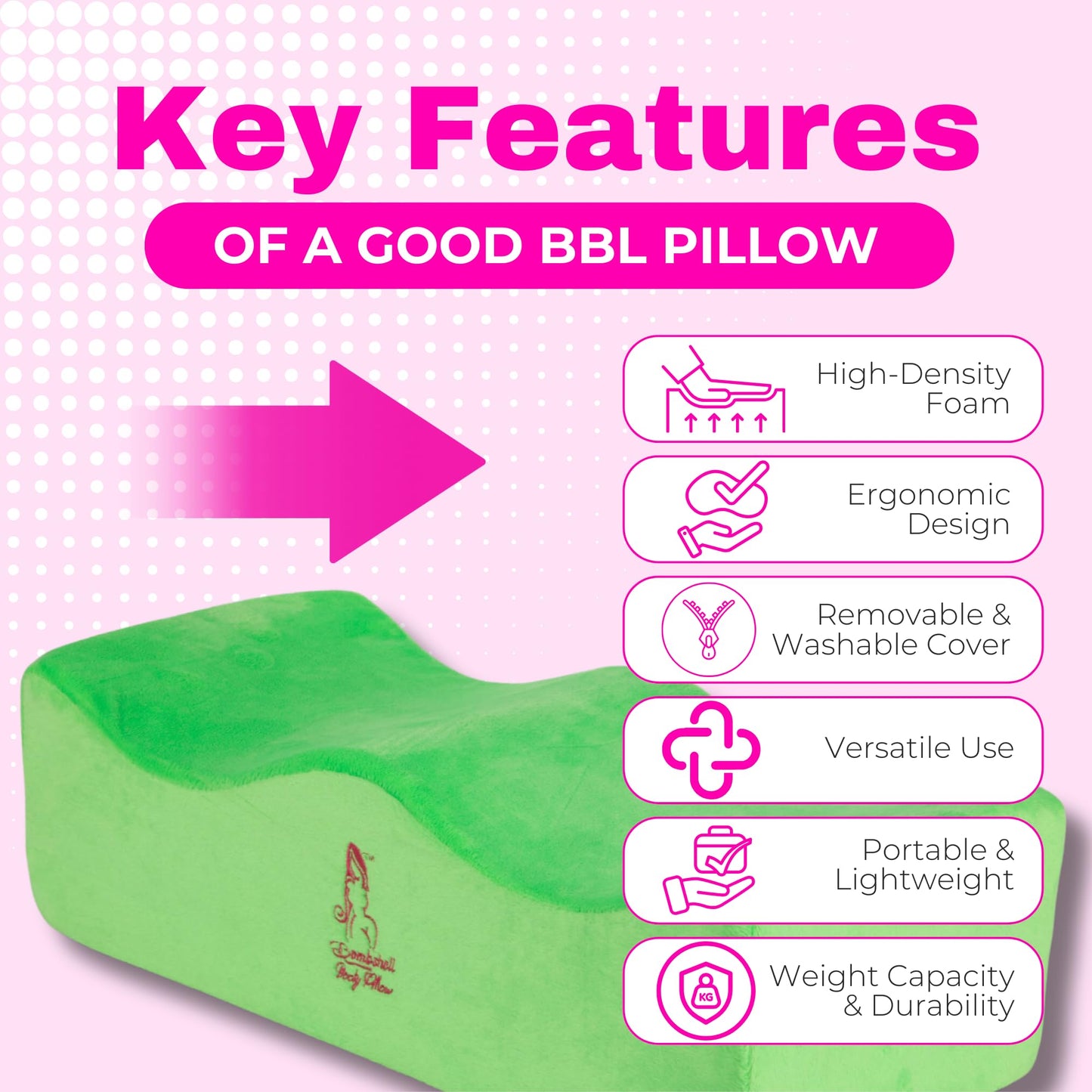 BBL Post Surgery Supplies Complement your faja Colombiana-BB Pillow After Surgery For Butt Pillow For Sitting After Surgery-Brazillian Butt LiftPillow kit-BBL Supplies-Abdominal binder-Tabla Abdominal