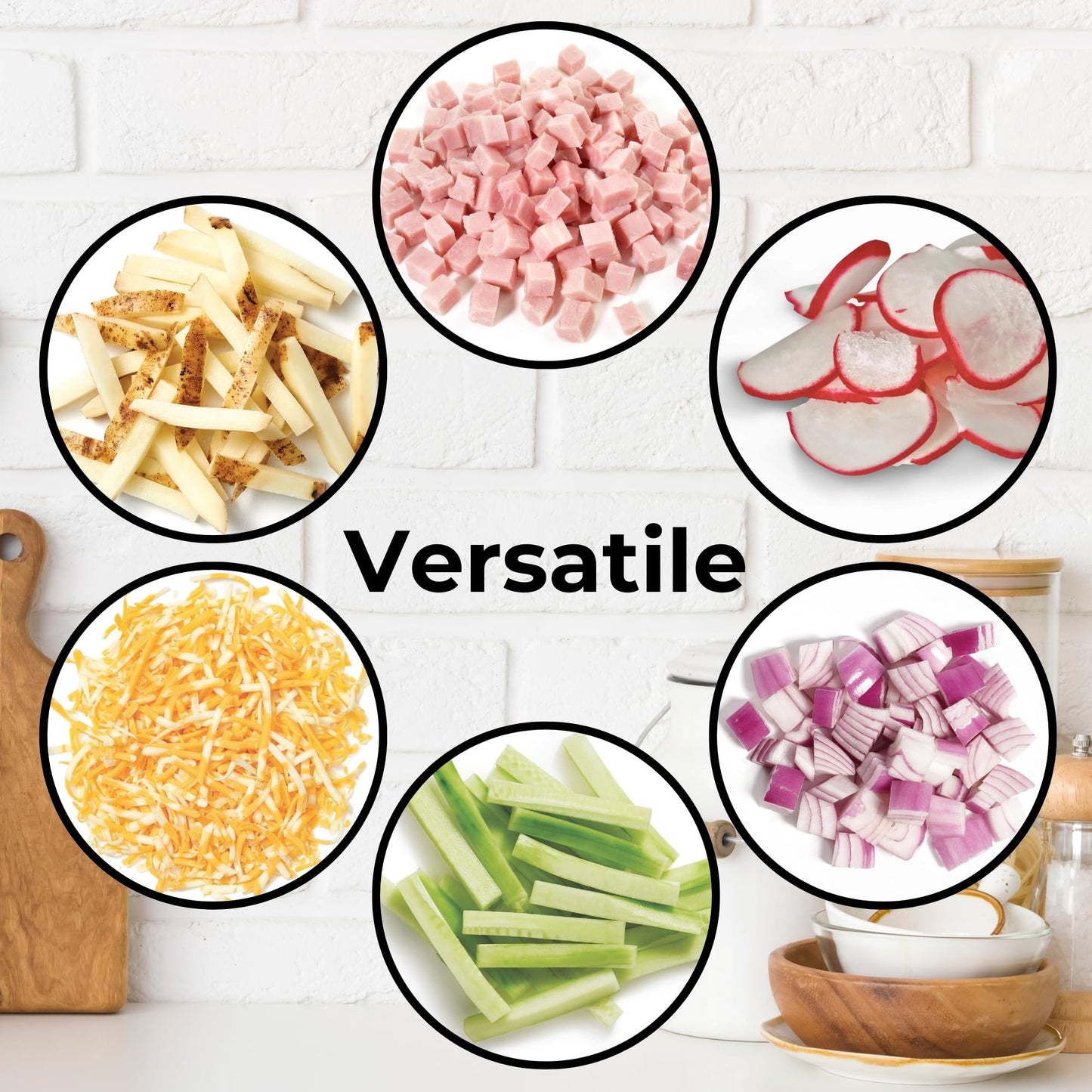 Starfrit Super Pump’N’Slice, Safe Vertical Mandoline, Oversized Feeder, Vegetable Slicer, Chopper, Adjustable Thickness
