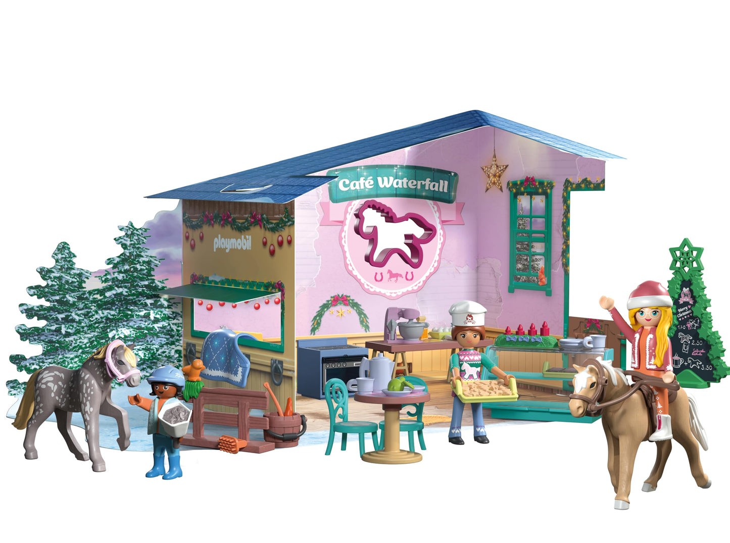 PLAYMOBIL Advent Calendar: Christmas at the Rider Café
