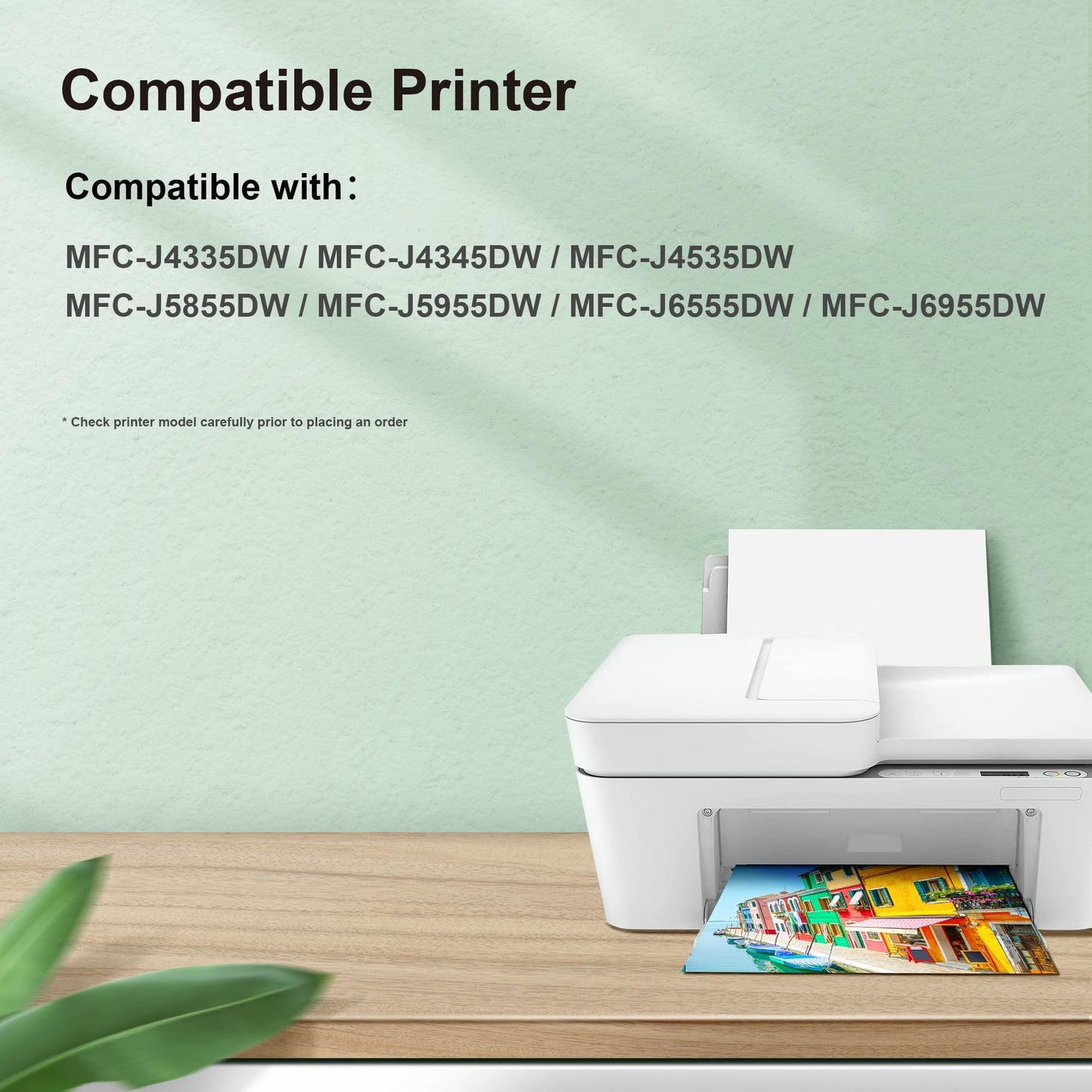 LC406XL Ink Cartridges Combo Pack Replacement (4-Pack, B/C/M/Y) VOREDO- Compatible for LC406XLBKS LC4063PKS LC406 use with MFC-J4535DW MFC-J4335DW MFC-J5855DW MFC-J6555DW MFC-J6955DW