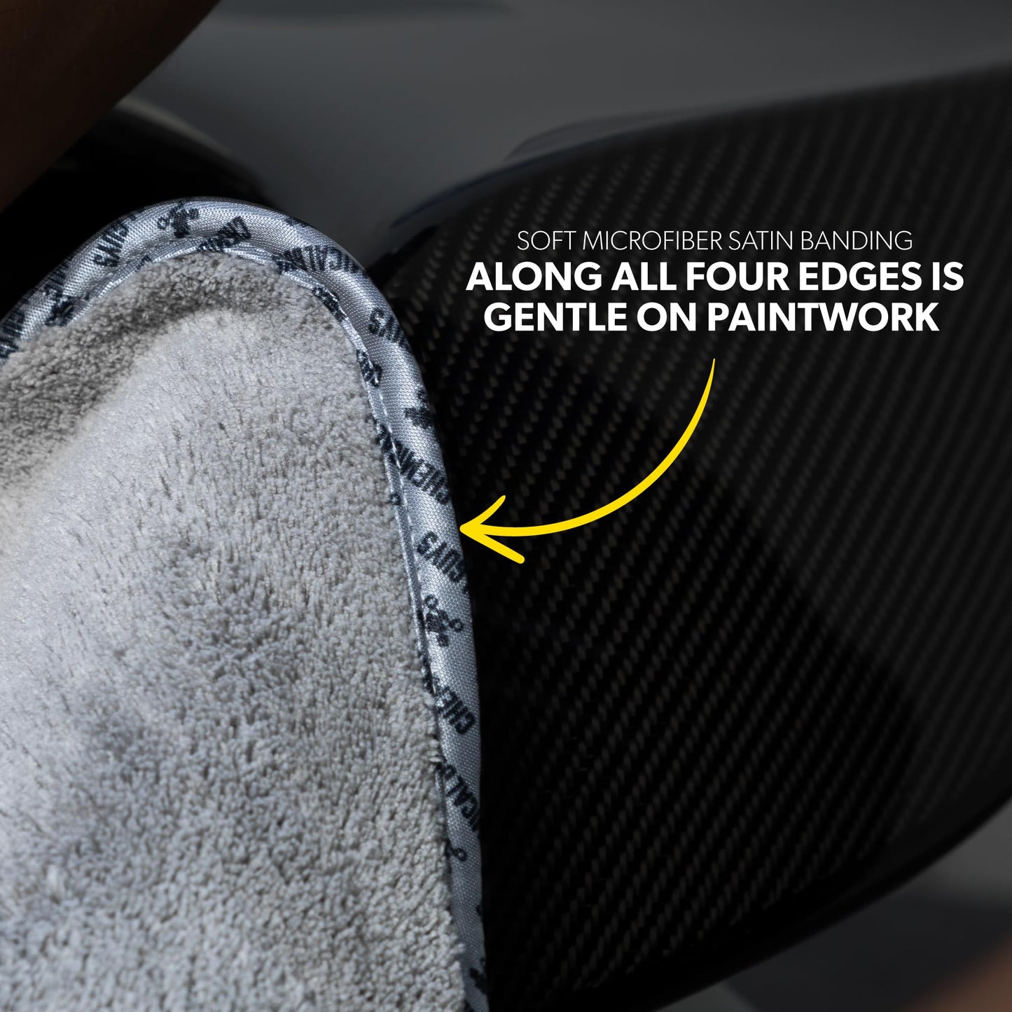Chemical Guys Woolly Mammoth Microfiber Towel (36" x 25") Cars, Trucks, SUVs, RVs, Home, Pets, Messes, Grey