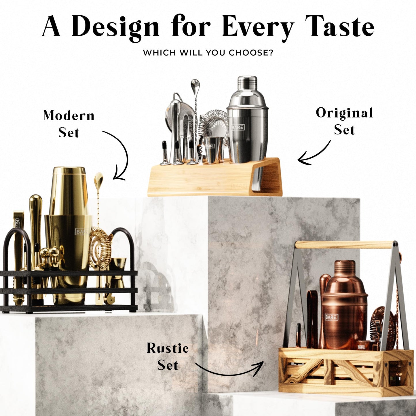 Pro Cocktail Kit | Mixology Bartender Kit | 14-Piece Cocktail Shaker Set | Martini Home Bartending Bar Accessories | Incl. 35 Recipe Cards | Gift Set (800ml/28oz Boston Shaker, Silver/Natural)