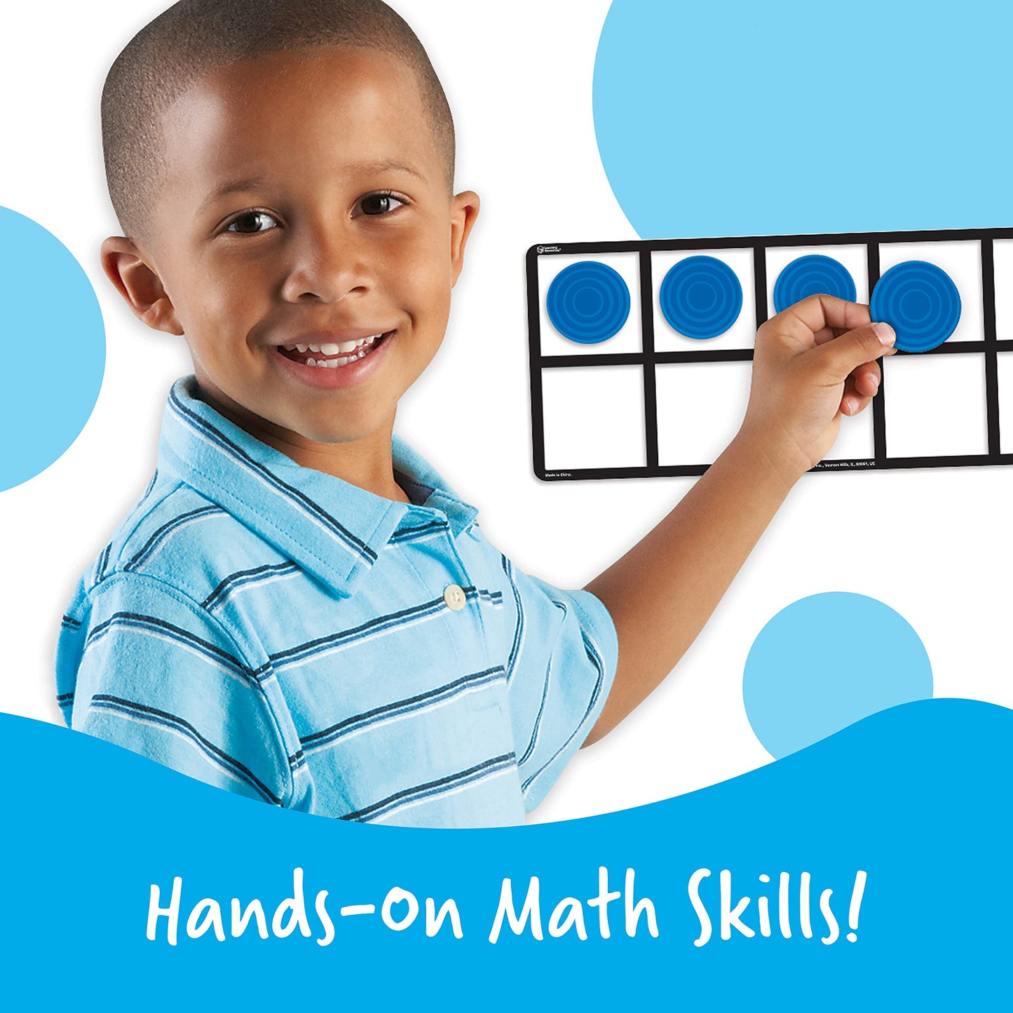 Learning Resources LER6644 Giant Magnetic Ten-Frame Set