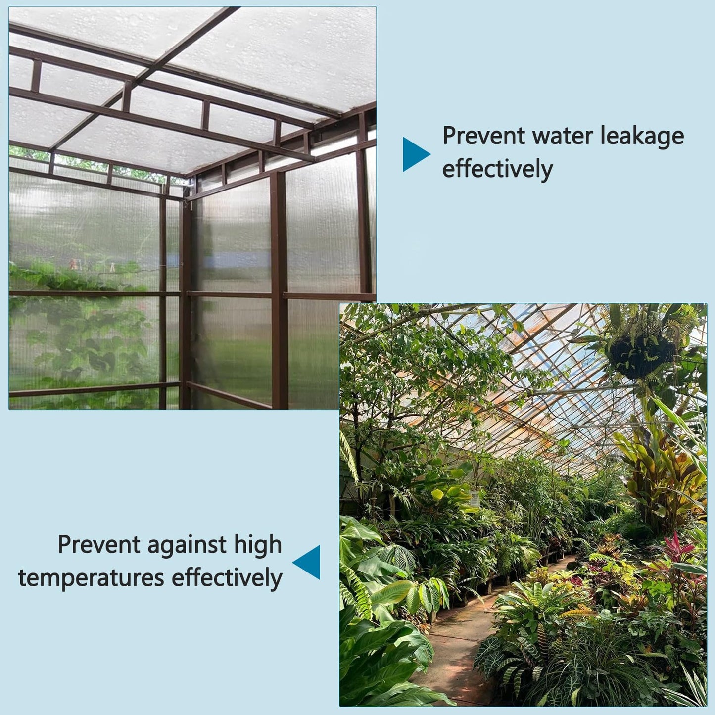 32.8Ft Polycarbonate Roofing Sheet, Transparent Insulation Polycarbonate Sheet for Gardening, Farming, Canopy, Easy to Cut, UV Resistant Greenhouse Clear Film, Green House Plastic Covering