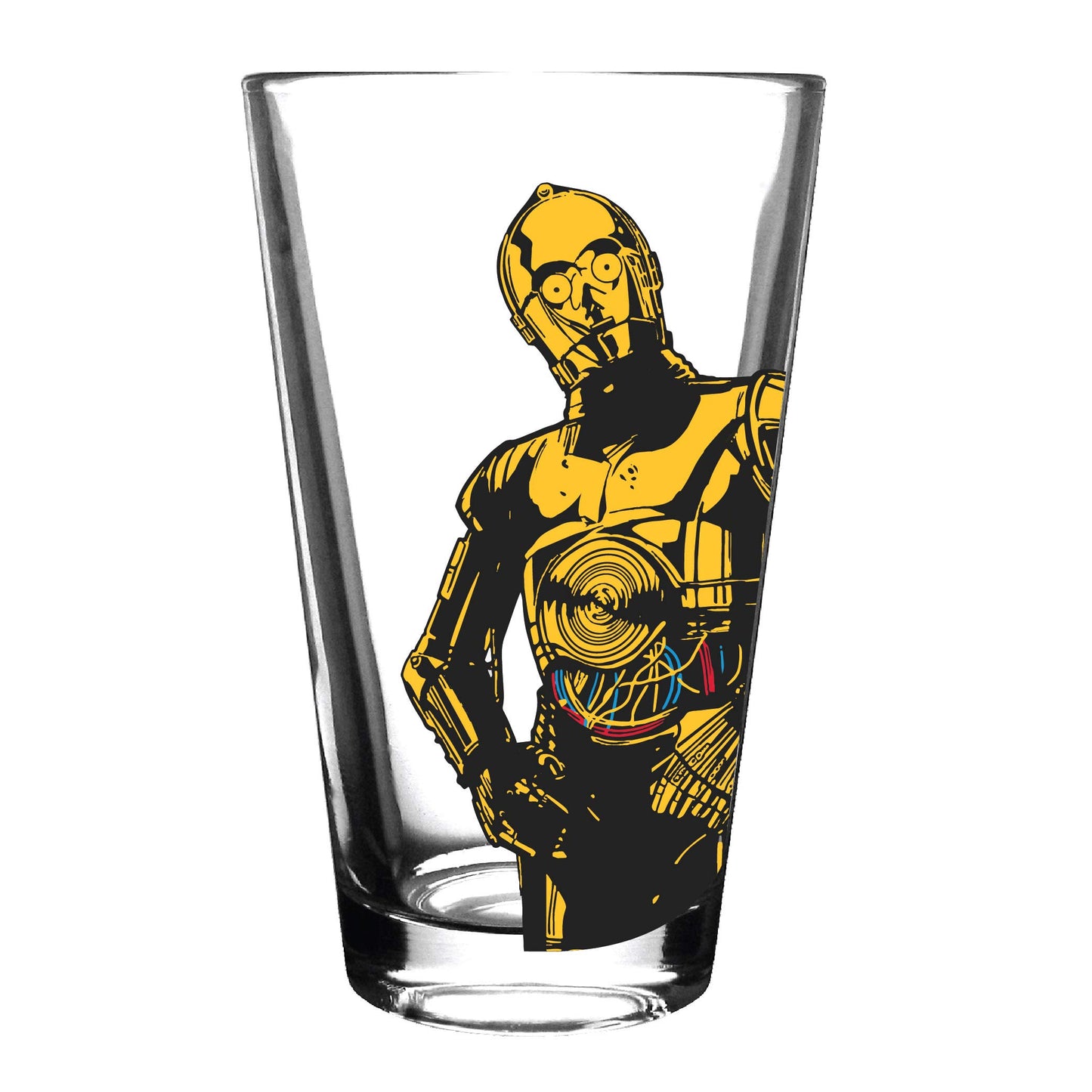 Star Wars Classic Pint Glass Set (Chewbacca, BB-8, R2-D2, C3-P0)