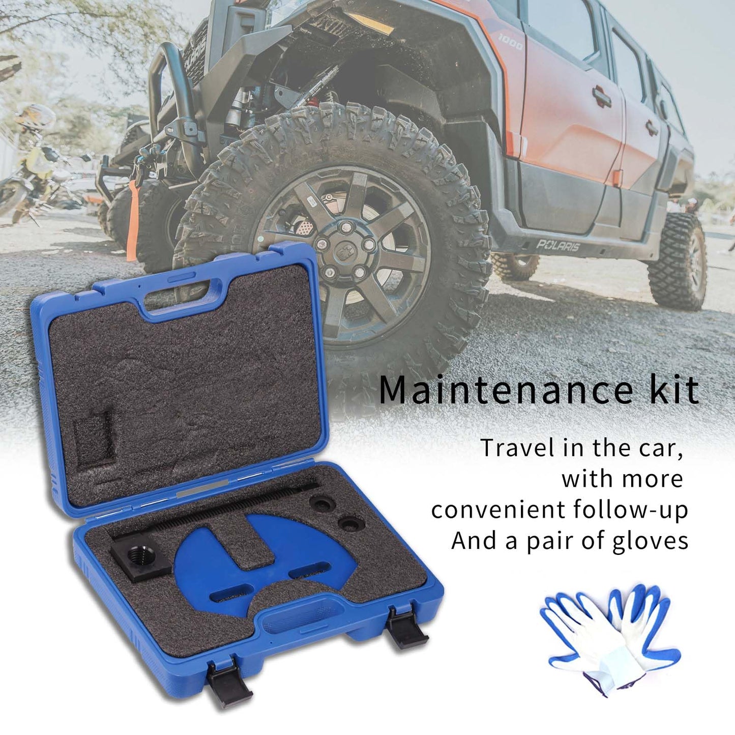 HZAUTOS 40100 Hub Remover Tool Kit, Brake Disc and Wheel Removal for Most 5, 6 & 8 Lug Hub Assemblies on Cars and Trucks