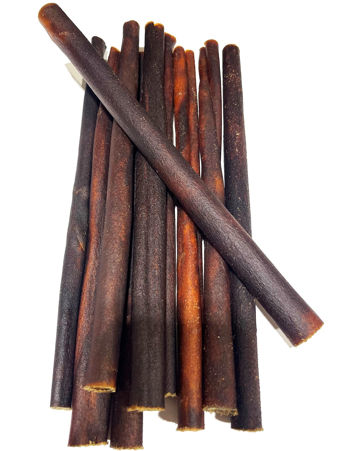 Beef Collagen Sticks for Dogs - Long Lasting Collagen Chews 6 INCH/12 INCH *(12 INCH 1 POUND/448 Grams) (7-10 Pack Approx.)* - NO Odor - Rawhide Free - Bully Stick Alternative Dental Treats