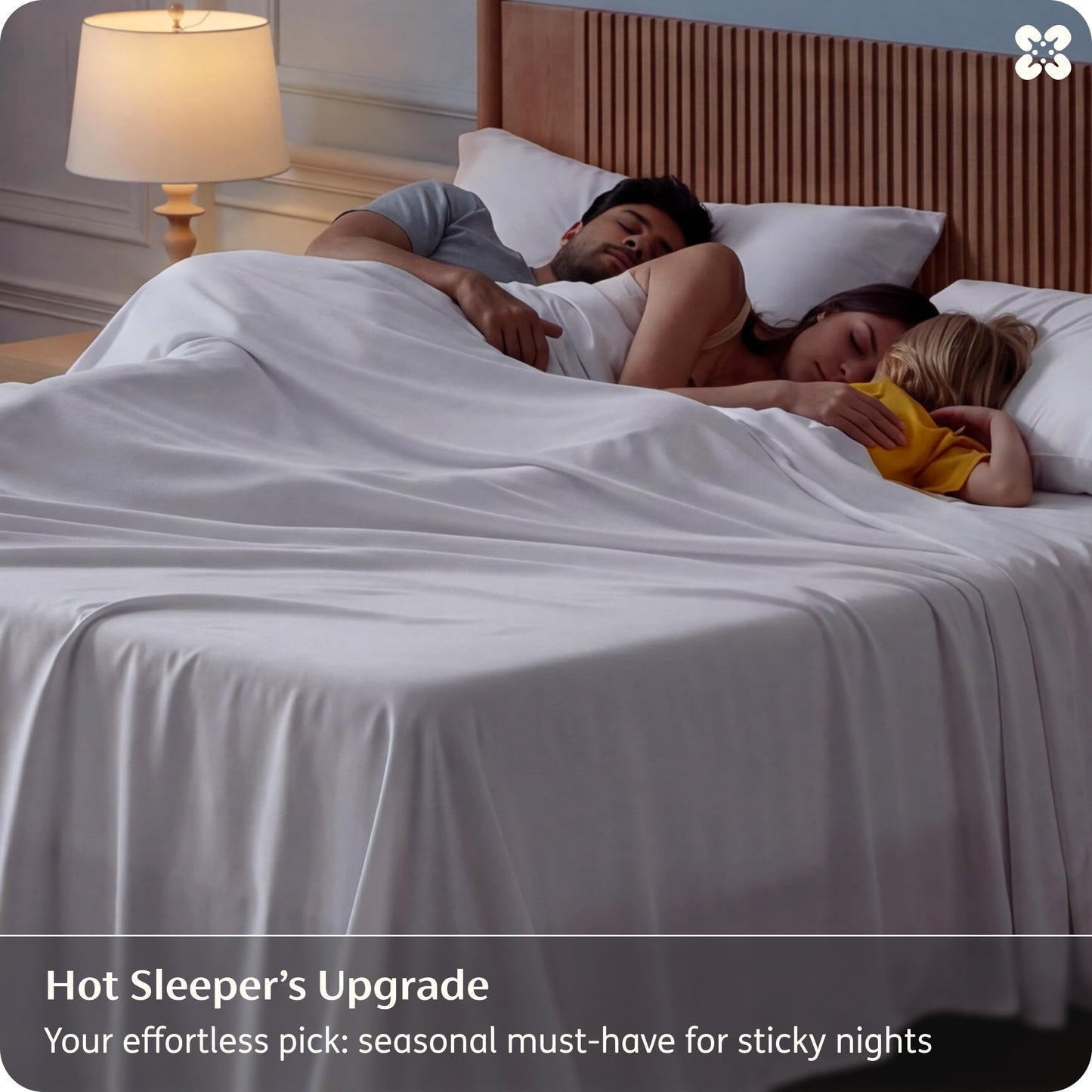 Bedsure 100% Rayon Derived from Bamboo Sheets King Size Set, Cooling Sheets for Hot Sleepers, Breathable & Soft King Bedsheets, Deep Pocket Up to 16 Inches, Bedsheet & Pillowcase Sets, White