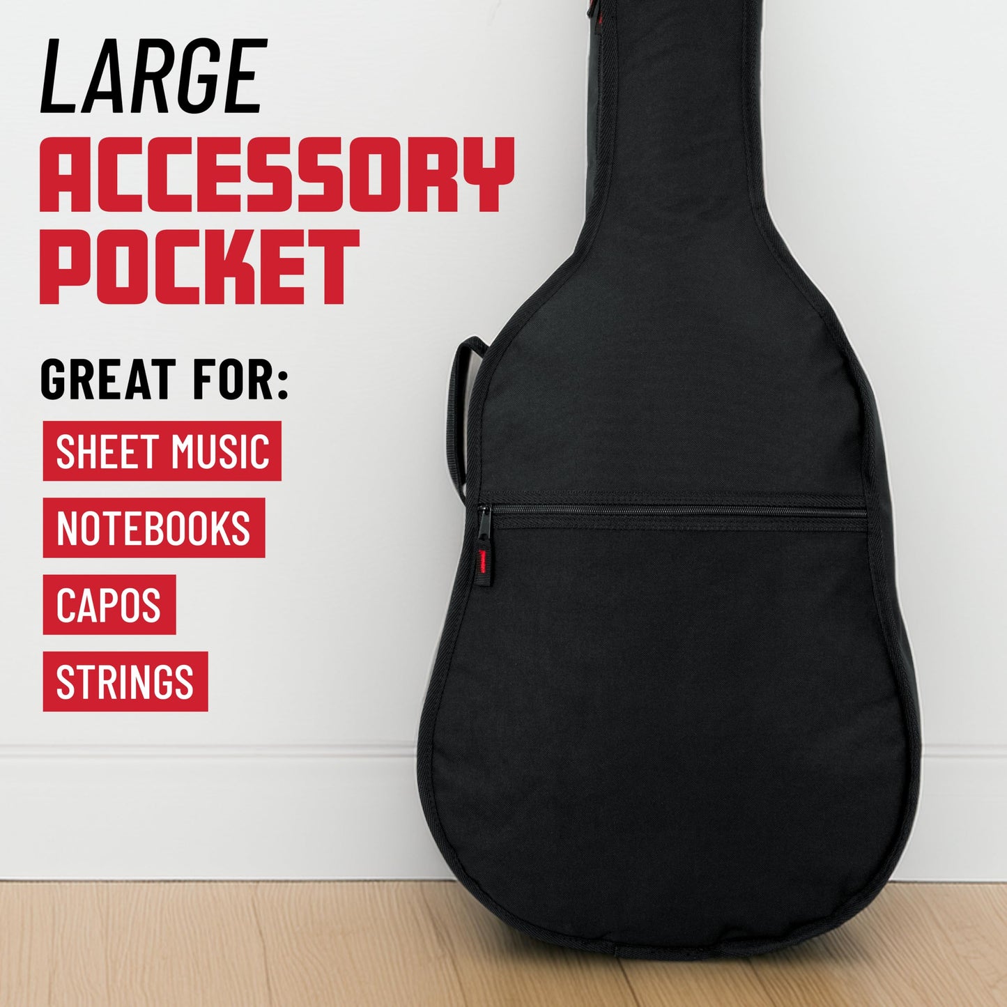 Gator GBE-MINI-ACOU Acoustic Guitar Bag Black