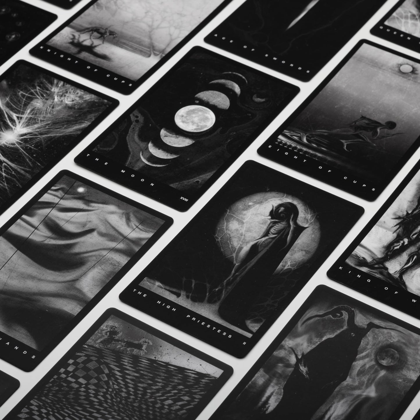 Black Tarot Cards Deck for Shadow Work