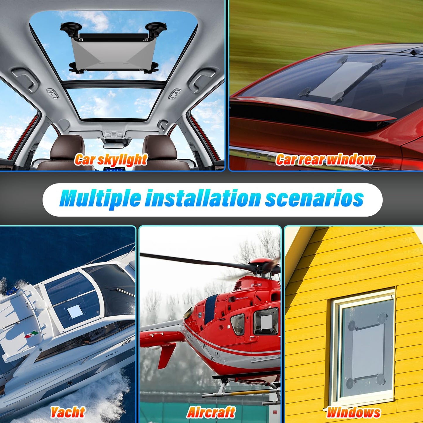 Starlink Mini Car Suction Cup Mount, Starlink Mini Accessories Secure Mounting Kit for Car Windows & Sunroofs, Strong Suction for Stable Satellite Signal on RVs, Boats, Road Trips 2 Replaceable Cups