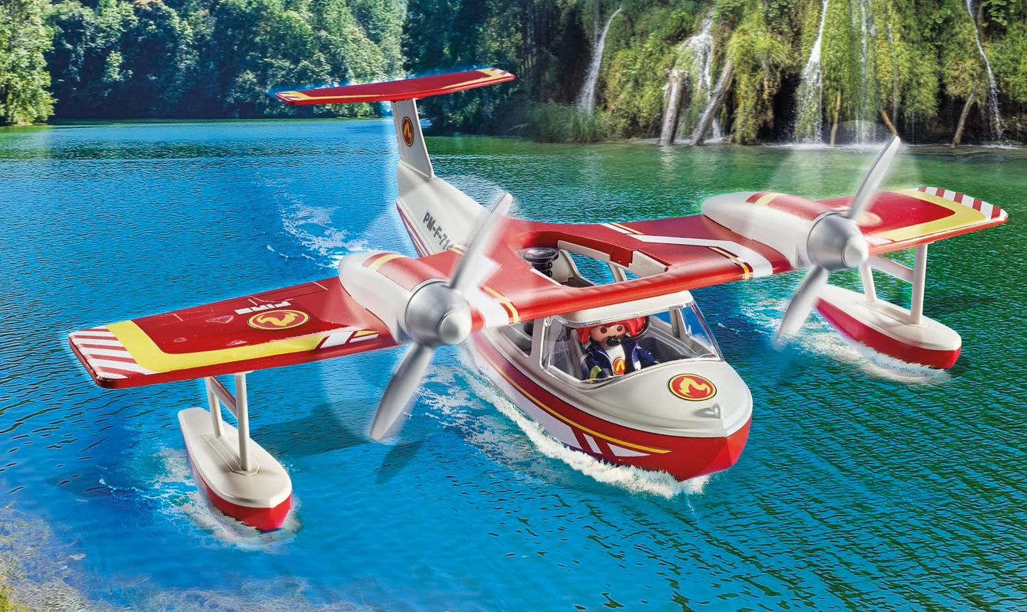Playmobil Firefighting Sea Plane with extinguishing Function