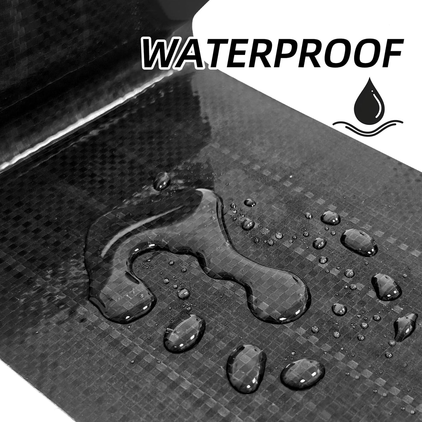 ROSEUP RV Underbelly Tape 4" x 65 ft, Heavy Duty Waterproof Bottom Board Repair Material for Campers, Travel Trailers & Mobile Homes, Permanent Adhesive Patch