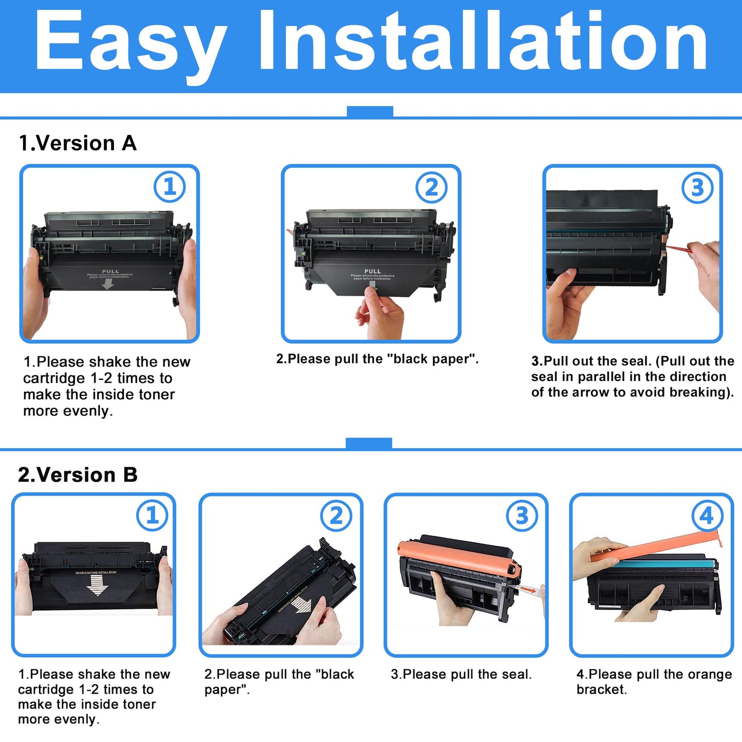 with Chip LCL 148A Black Toner Cartridge Replacement for HP 148A W1480A 148X W1480X Replacement for HP LaserJet Pro 4001 4001n 4001dn 4001dw MFP 4101 4101dw 4101fdn 4101fdw Printer (1-Pack)