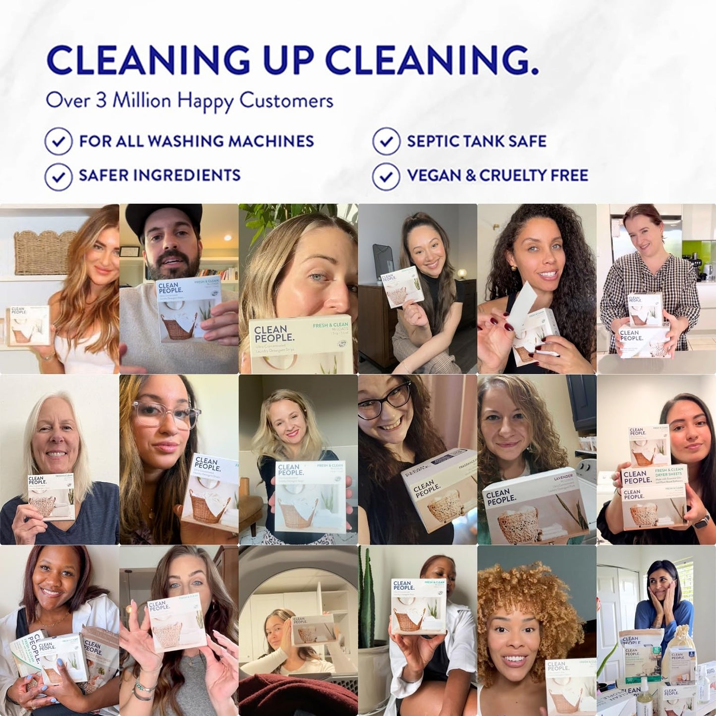 Clean People All Natural Dishwasher Pods - Cuts Grease & Rinses Sparkling Clean - Residue-Free - Phosphate Free Dishwashing Pods - Fragrance Free, 120 Pack