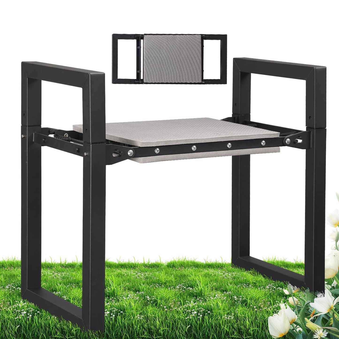 Garden Kneeler and Seat, Folding Heavy Duty Widened Thick Gardening Bench for Kneeling and Seat, Multifunctional Kneeler Bench, Gardening Tools Gifts for Women,Grandparents,Relieve Knee Back Pain