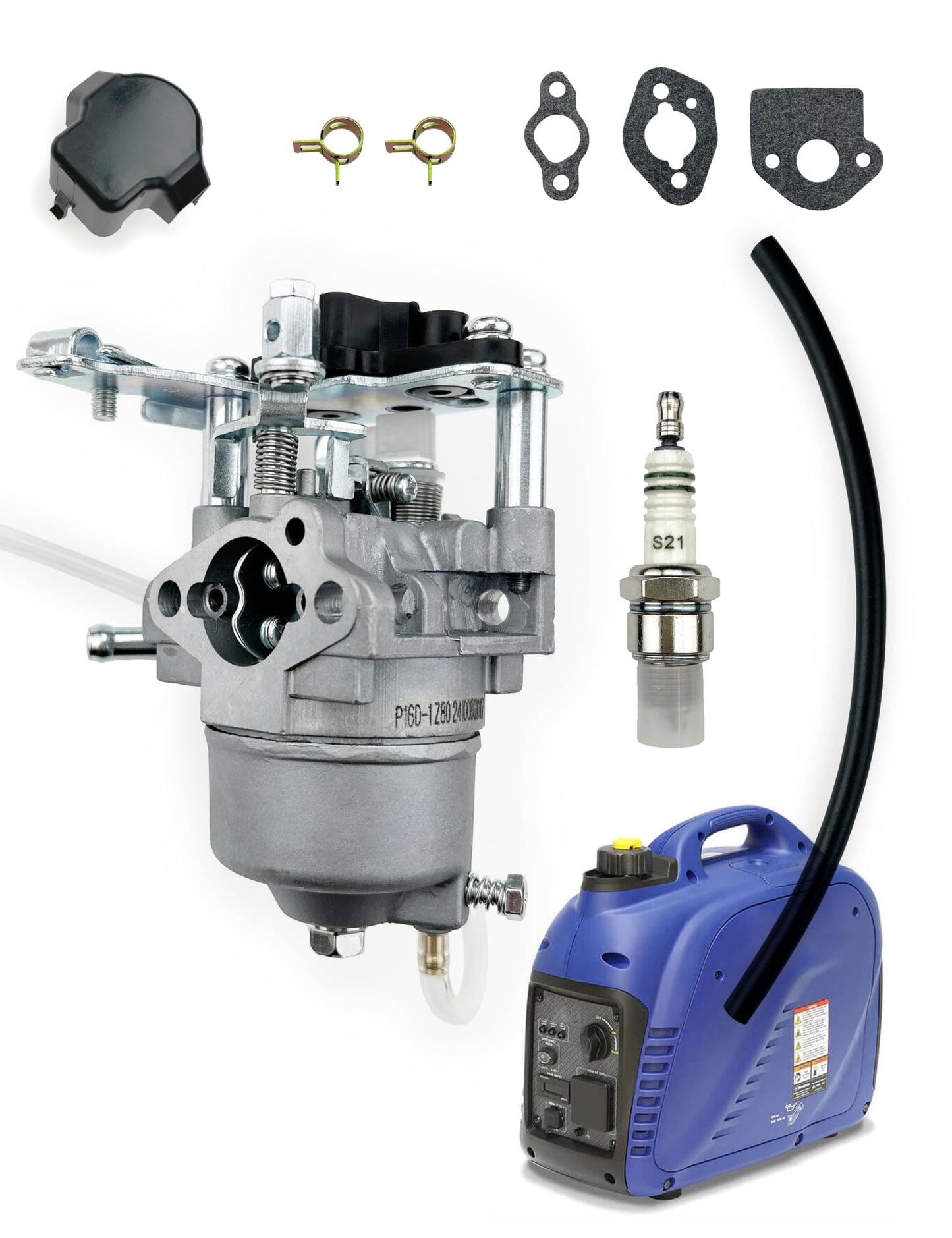YAMAKATO Huayi iGen2200 Inverter Carburetor for Westinghouse iG2200 iG2200c iG2500 iGen2600 iPro2500 2500 2300 2200 2000 1800 Watt Inverter Generator Carb Assy.