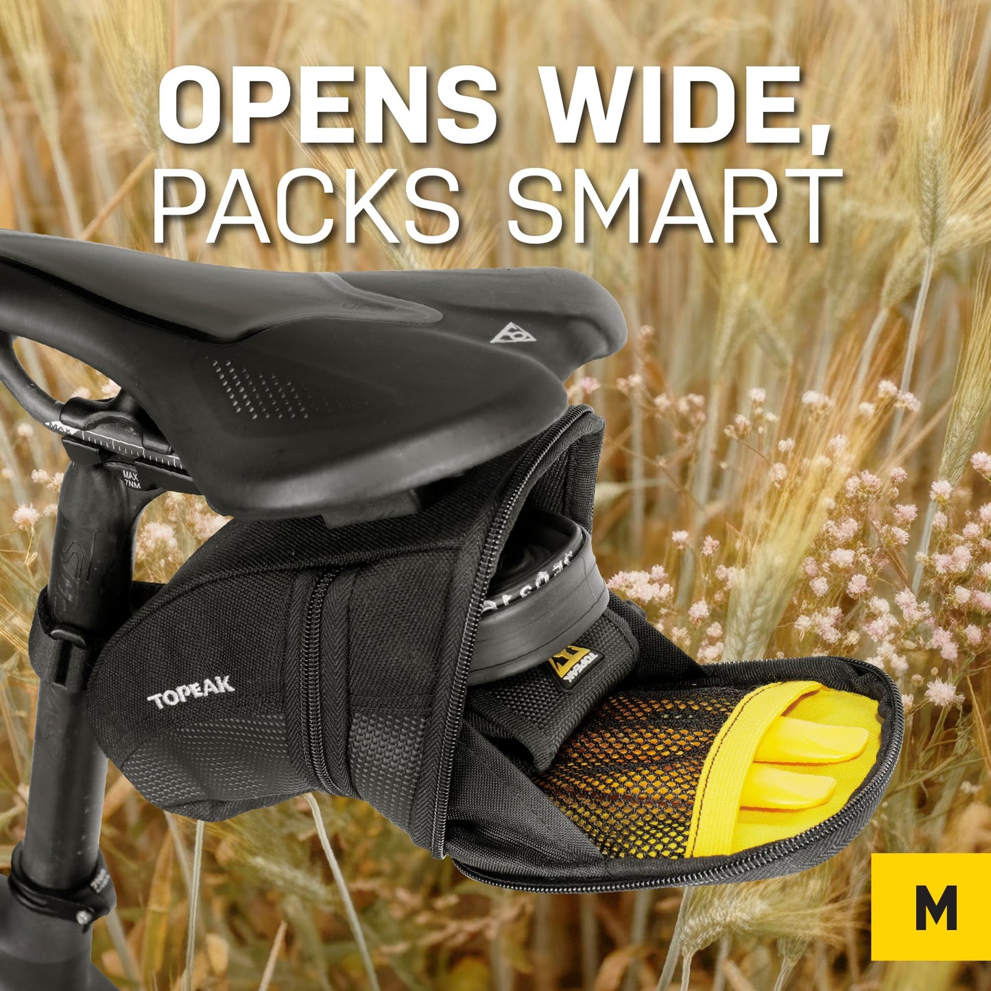 Aero Wedge Pack, with Fixer F25, Medium