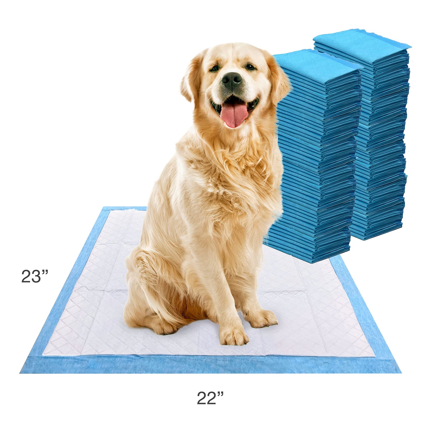 Four Paws 100202089 Wee-Wee Pads, 100-Count, Brick Pack Bag