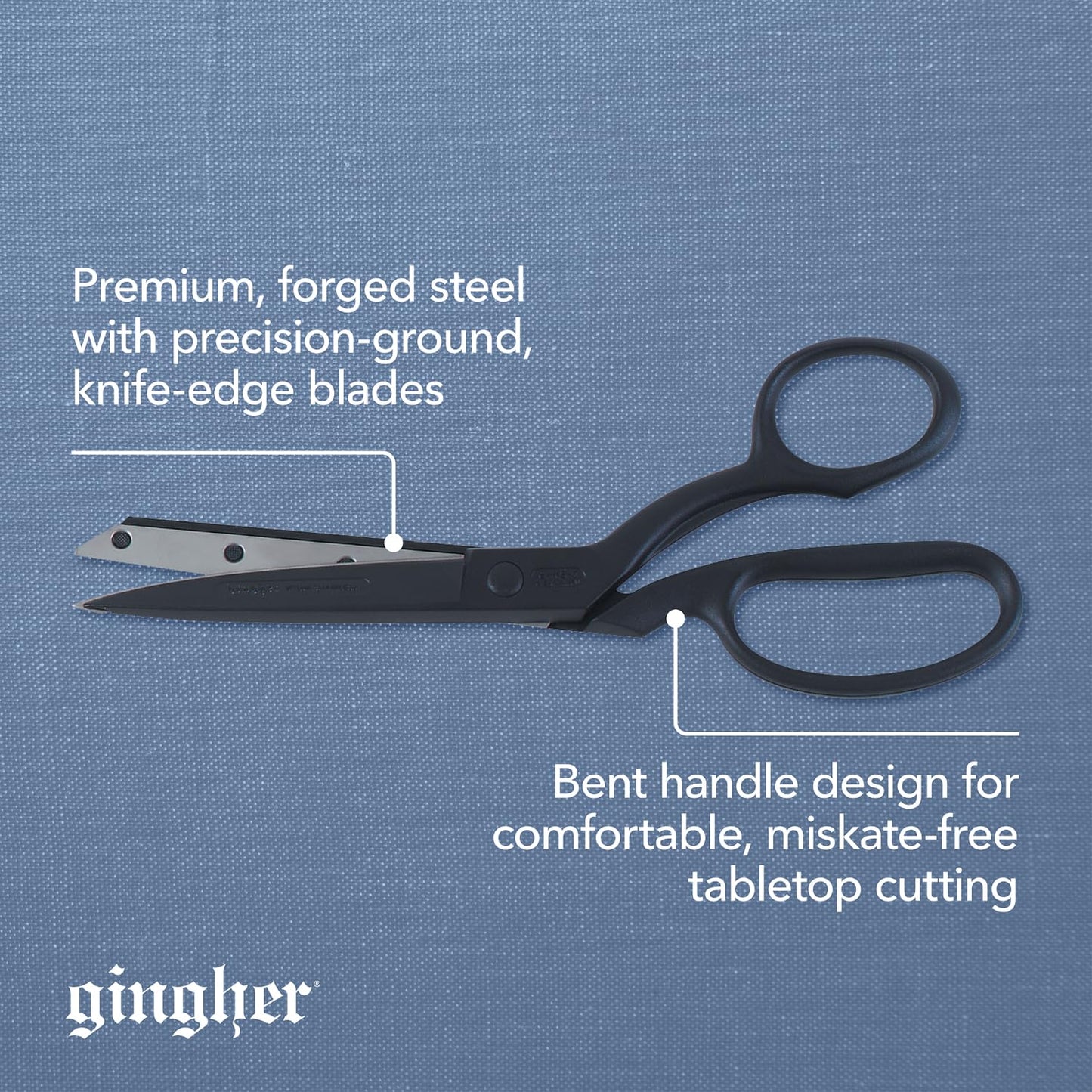Fiskars 01-005306 Gingher 8-Inch Featherweight Dressmaker Shears