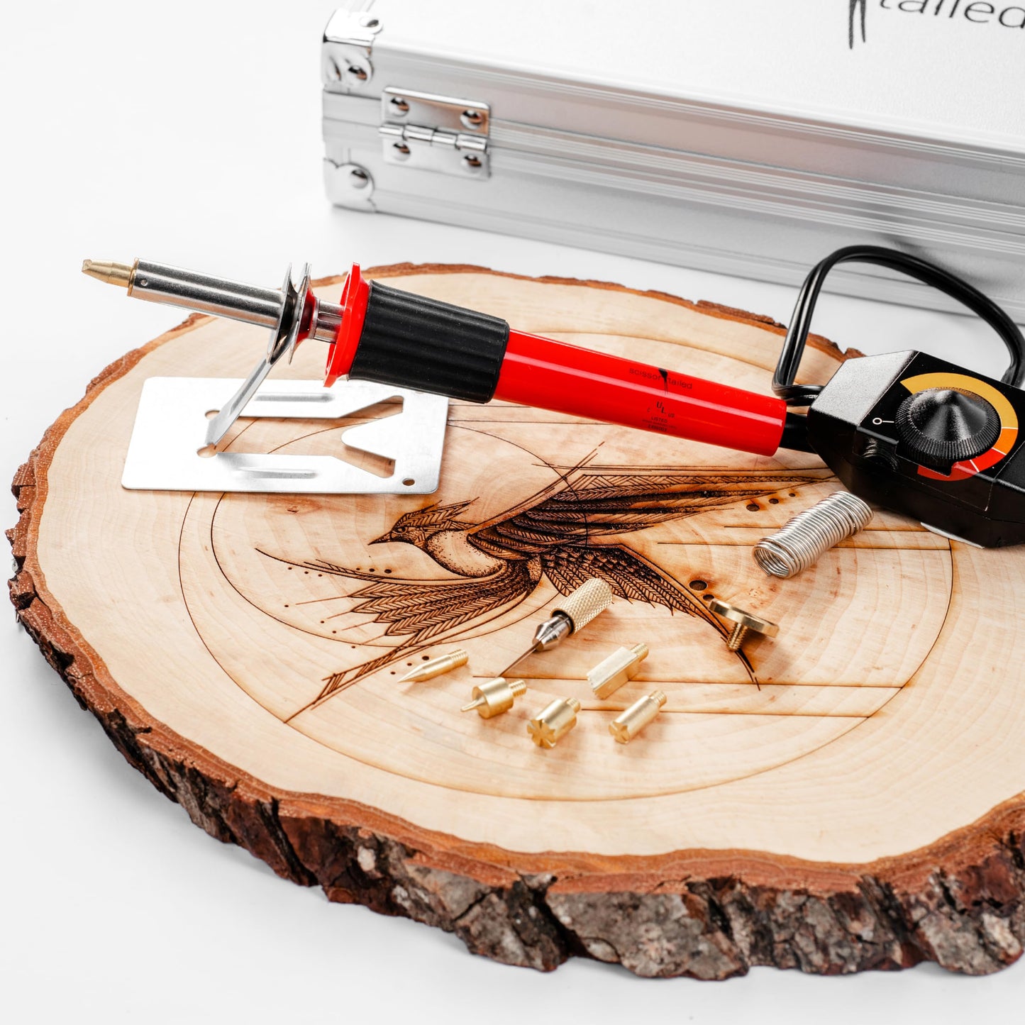 Premium Wood Burning Kit 43PCS, Adjustable Temperature Pen with 36 Tips & Accesories, All in A Deluxe Storage Case - Complete Gift for an Effortlessly Mastering The Art of Pyrography