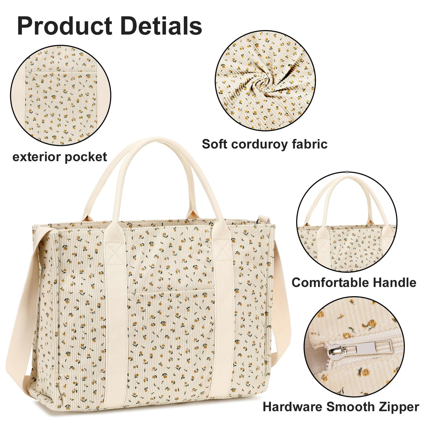 Laptop Tote Bag for Women Work 15.6 inch Shoulder Bags Computer Messenger Purse Teacher Handbag Office Briefcase