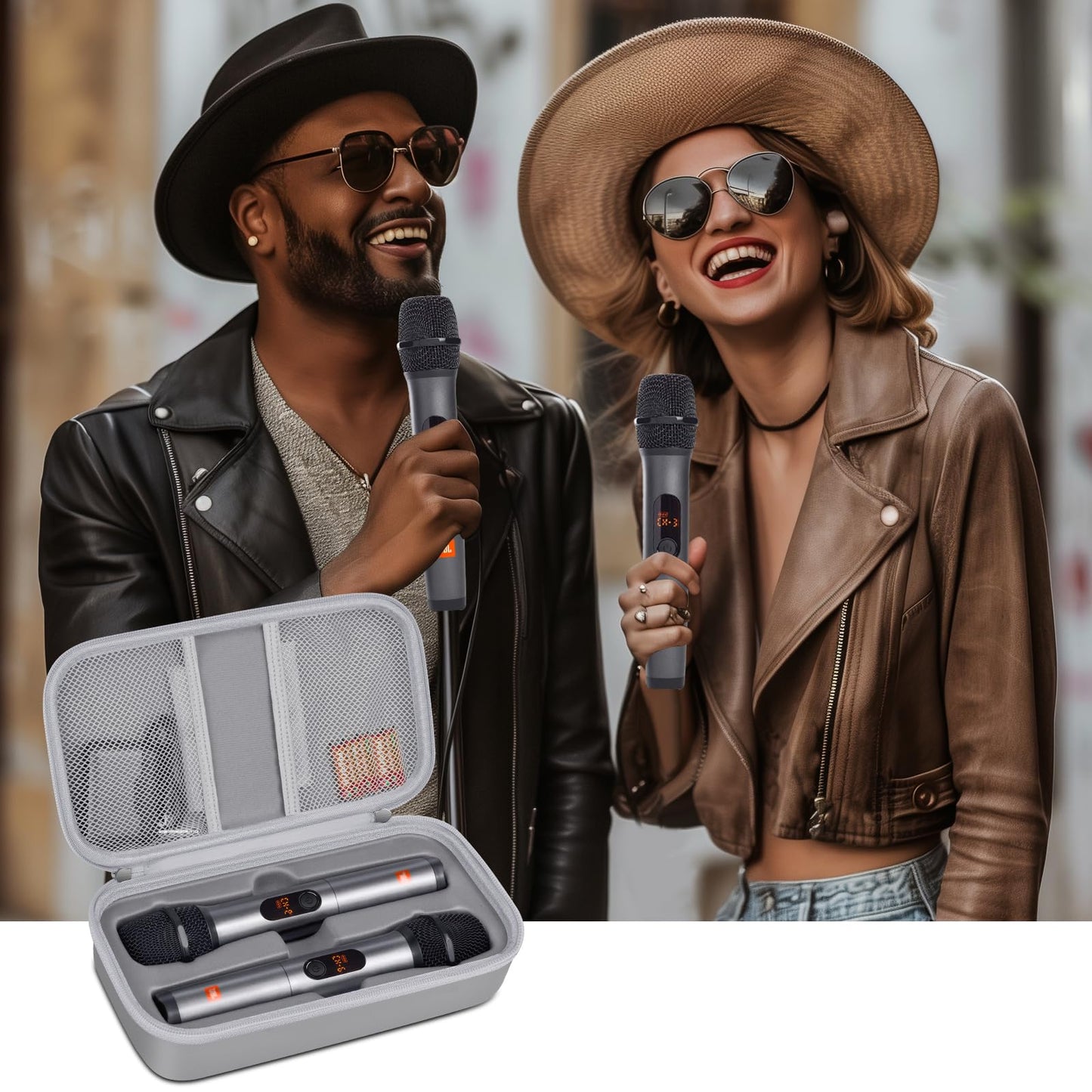 Wireless Microphone Case-Lighting Grey