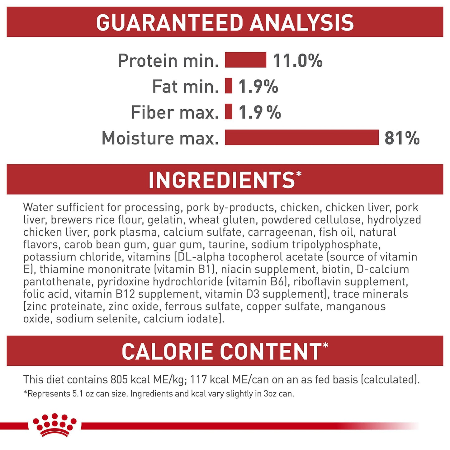 Royal Canin Feline Health Nutrition Adult Instinctive Loaf in Sauce Canned Cat Food (Case 24/1), 3 oz
