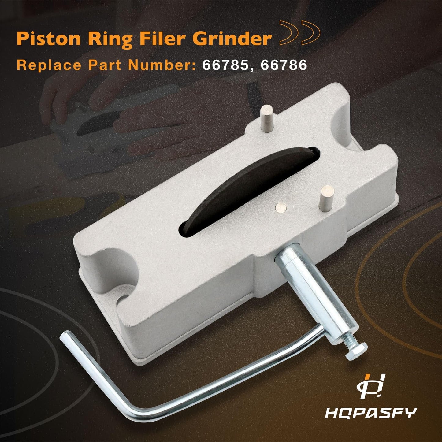 Manual Piston Ring Filer Grinder Comes with 120 Grit Grinding Wheel Replaces# 66785