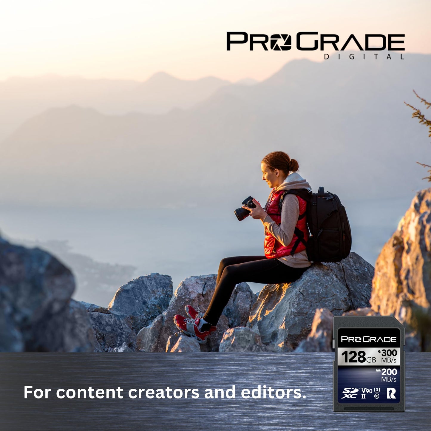 ProGrade Digital SDXC UHS-II V90 Iridium Memory Card (128GB)