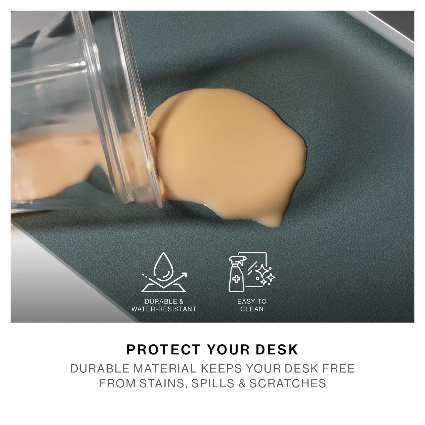 Native Union Desk Mat – Water-Resistant Dual-Sided Desk Pad for Office or Home – for Laptop, Mouse, Keyboard, Writing – Easy to Clean & Protective – Made of Sustainable Materials – 25.6" x 14.1"
