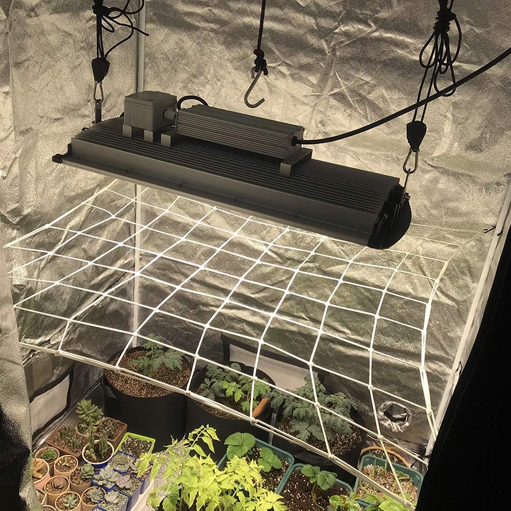 8 Pairs 1/8 Inch Adjustable Heavy Duty Ratchet Hanger Grow Light Fixtures Rope Clip Hangers Hanging Ropes for Gardening Grow Plant Fan Reflectors Filter Tent,150lbs Weight Capacity