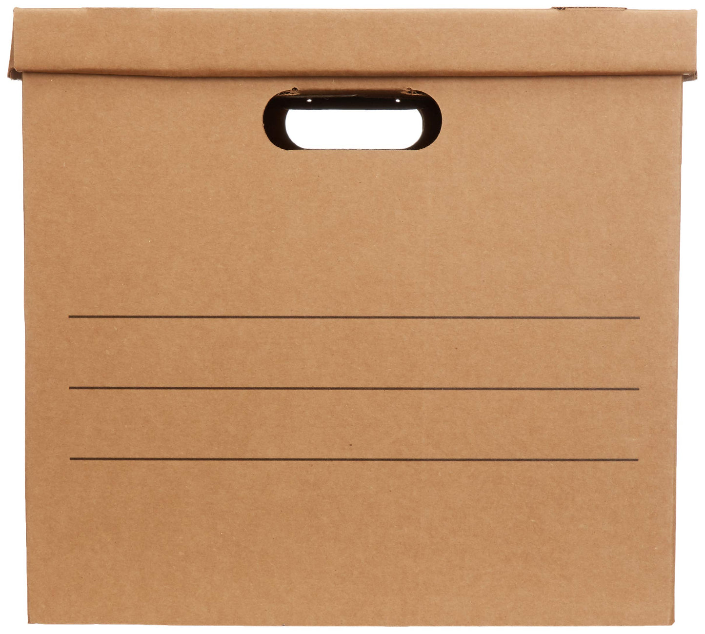 Amazon Basics Medium Moving Boxes with Lid and Handles, 19 x 14.5 x 15.5 inches, 10-Pack