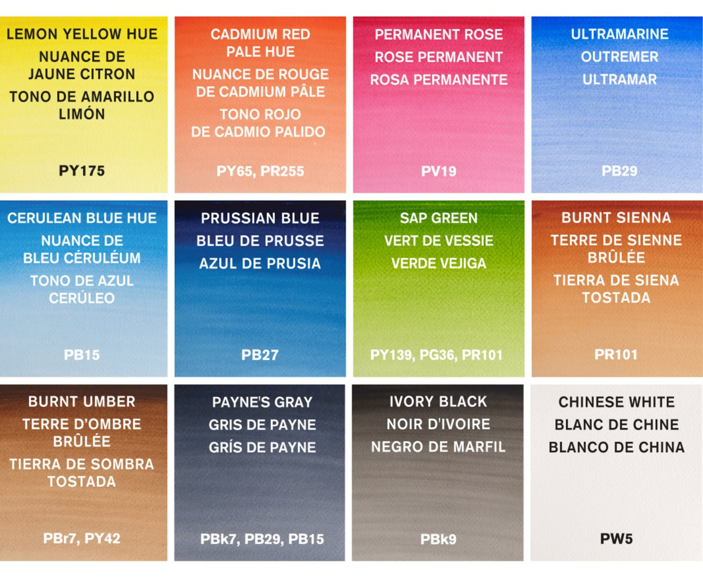 Winsor & Newton Cotman Water Color Painting Plus 12-Tube Set, 8ml