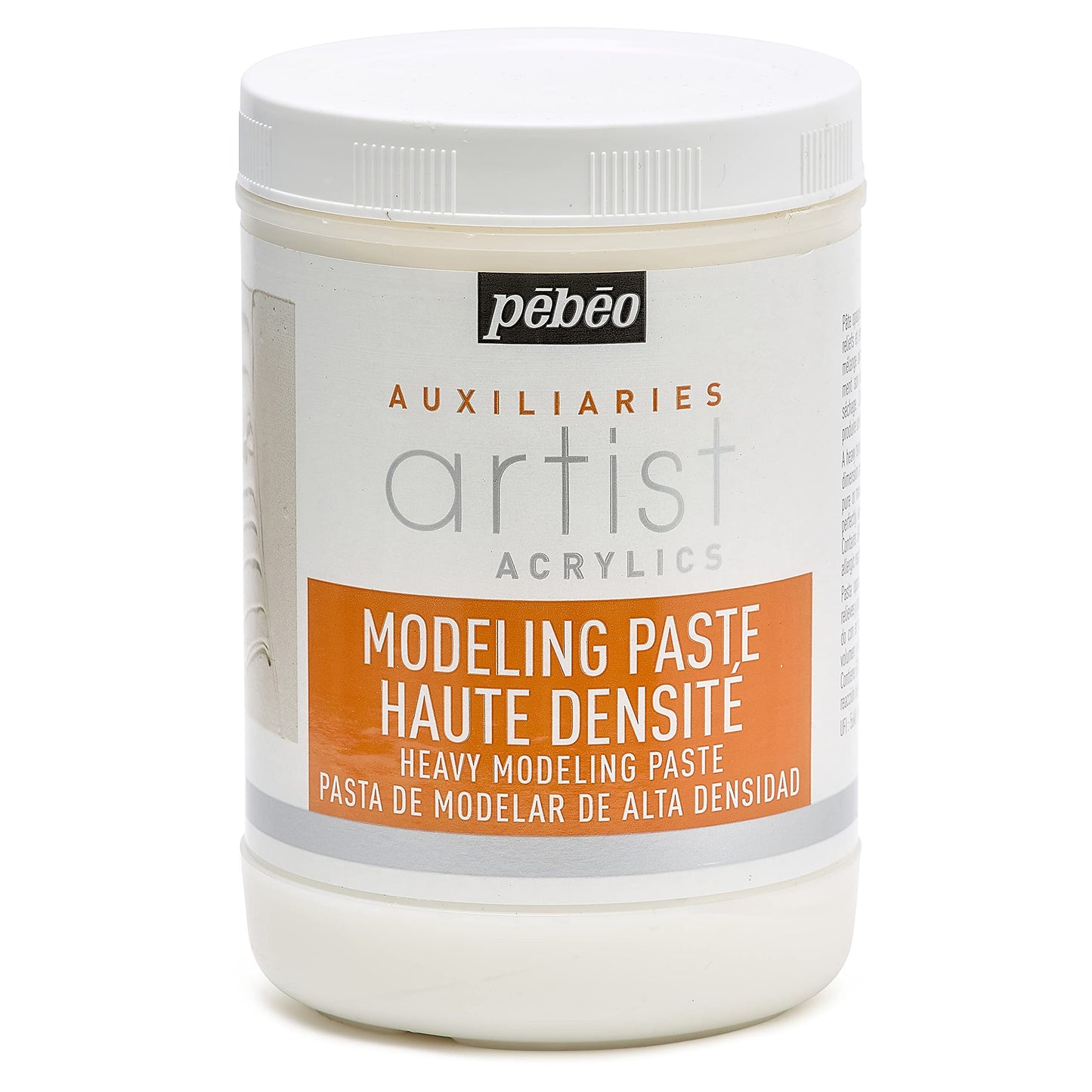 Pebeo Artist Acrylics Auxiliaries Heavy Modeling Paste, 1-Liter