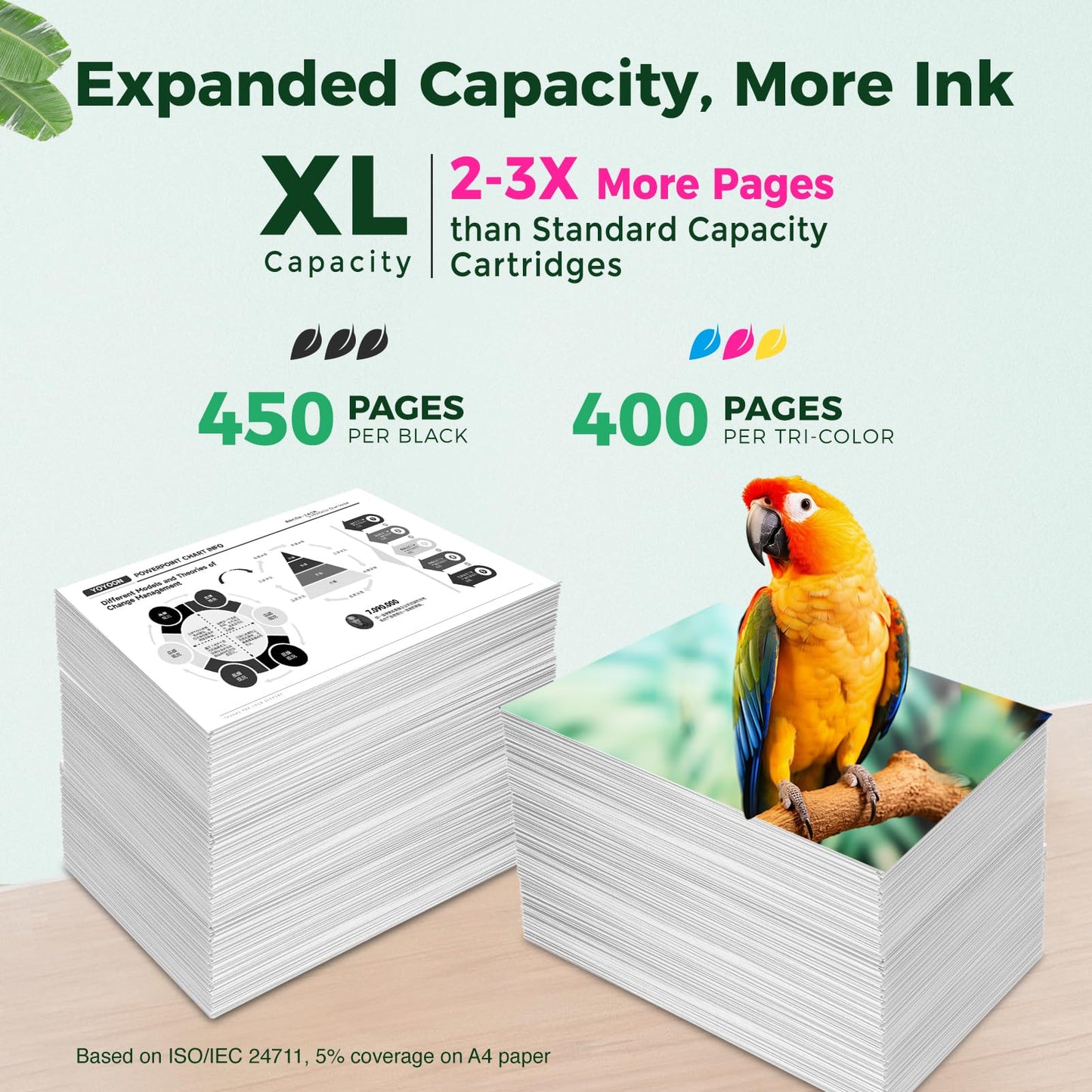 COLORETTO 275 276 XL Ink Cartridges for Canon Pixma TR4720 Ink TR4725 TR4722 TR4700 TS3700 TS3720 TS3729 TS3725 TS3722 TS3522 TS3520 TS3500 Printer Canon PG-275XL CL-276XL Remanufactured 1Black 1Color