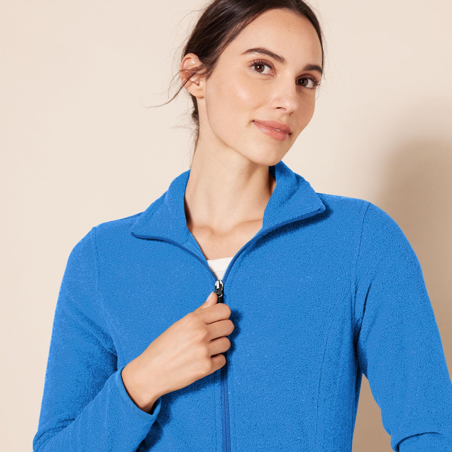 Amazon Essentials Women's Classic-Fit Full-Zip Polar Soft Fleece Jacket (Available in Plus Size), Royal Blue, X-Large