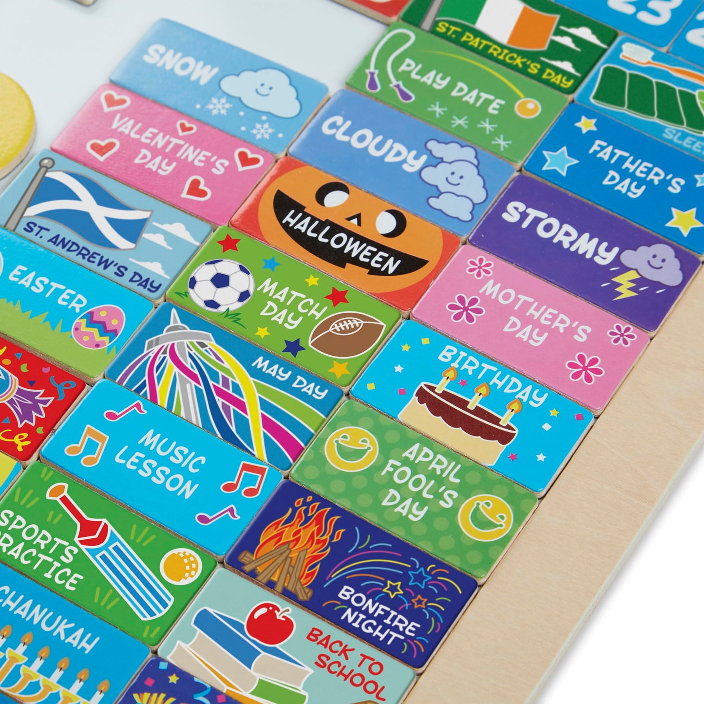 Melissa & Doug My First Daily Magnetic CalendarActivities Calendar For Kids, Weather And Seasons Calendar For Preschoolers and Kids Ages 3+