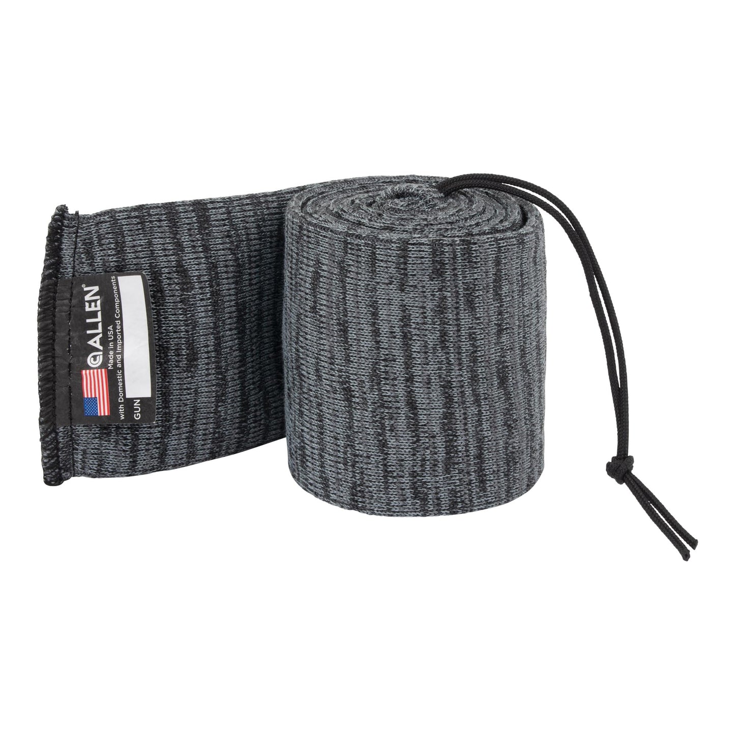 Allen Company Knit Gun Sock for Rifle/Shotguns With or Without Scope - Anti-Rust and Silicone-Treated for Gun Safe, Bag, and Case Storage - Drawstring Closure - 52" Gray - 3 Pack