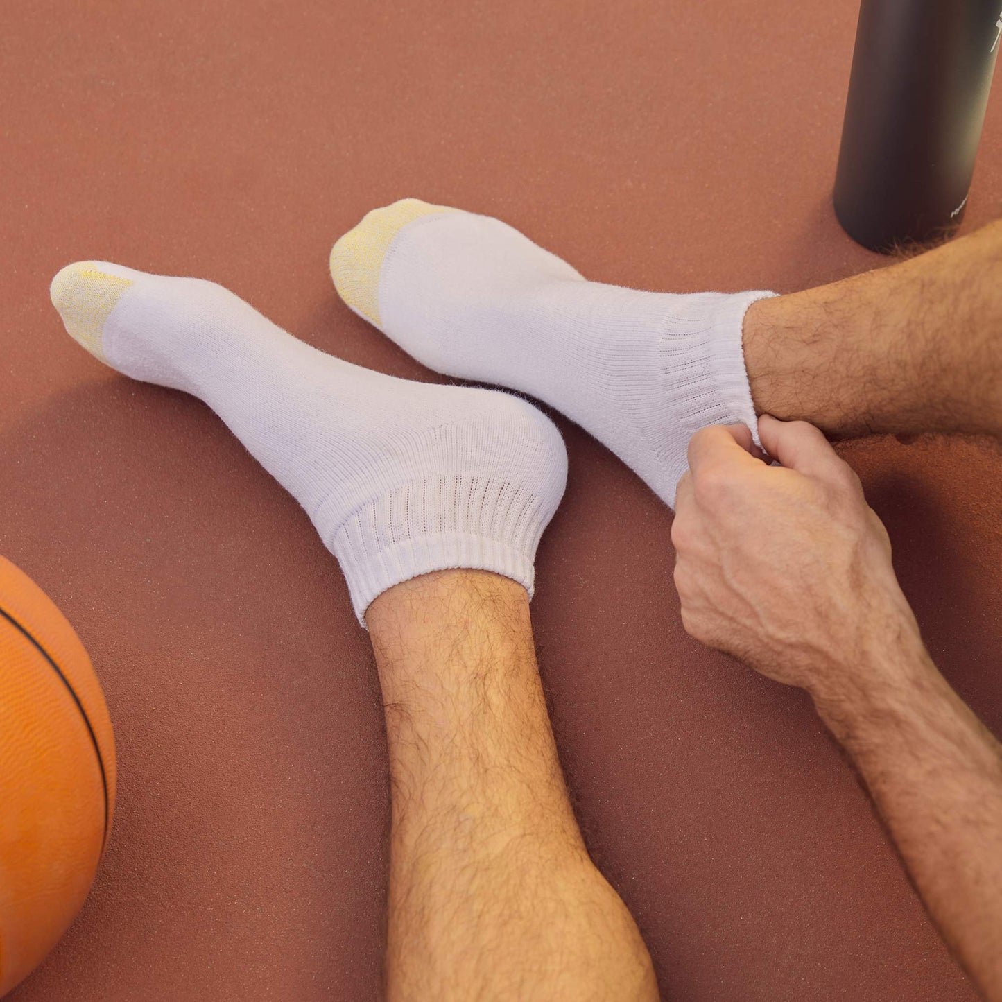 GOLDTOE Men's 656P Cotton Ankle Athletic Socks, Multipairs, Black (12-pairs), X-Large