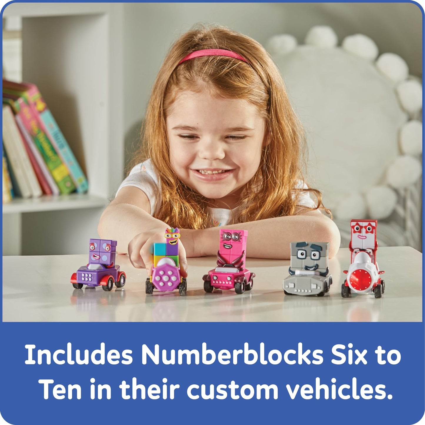 hand2mind Numberblocks Mini Vehicles Six to Ten