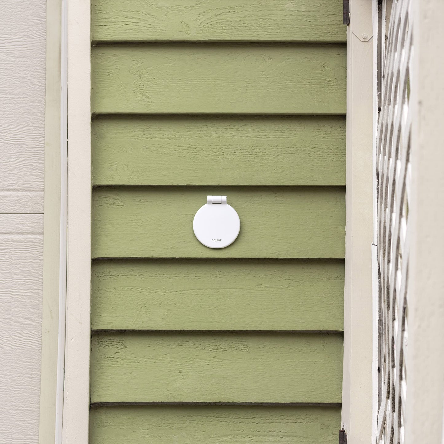Aquor House Hydrant V1+ Premium Debris Cover, Matte White Stainless Steel