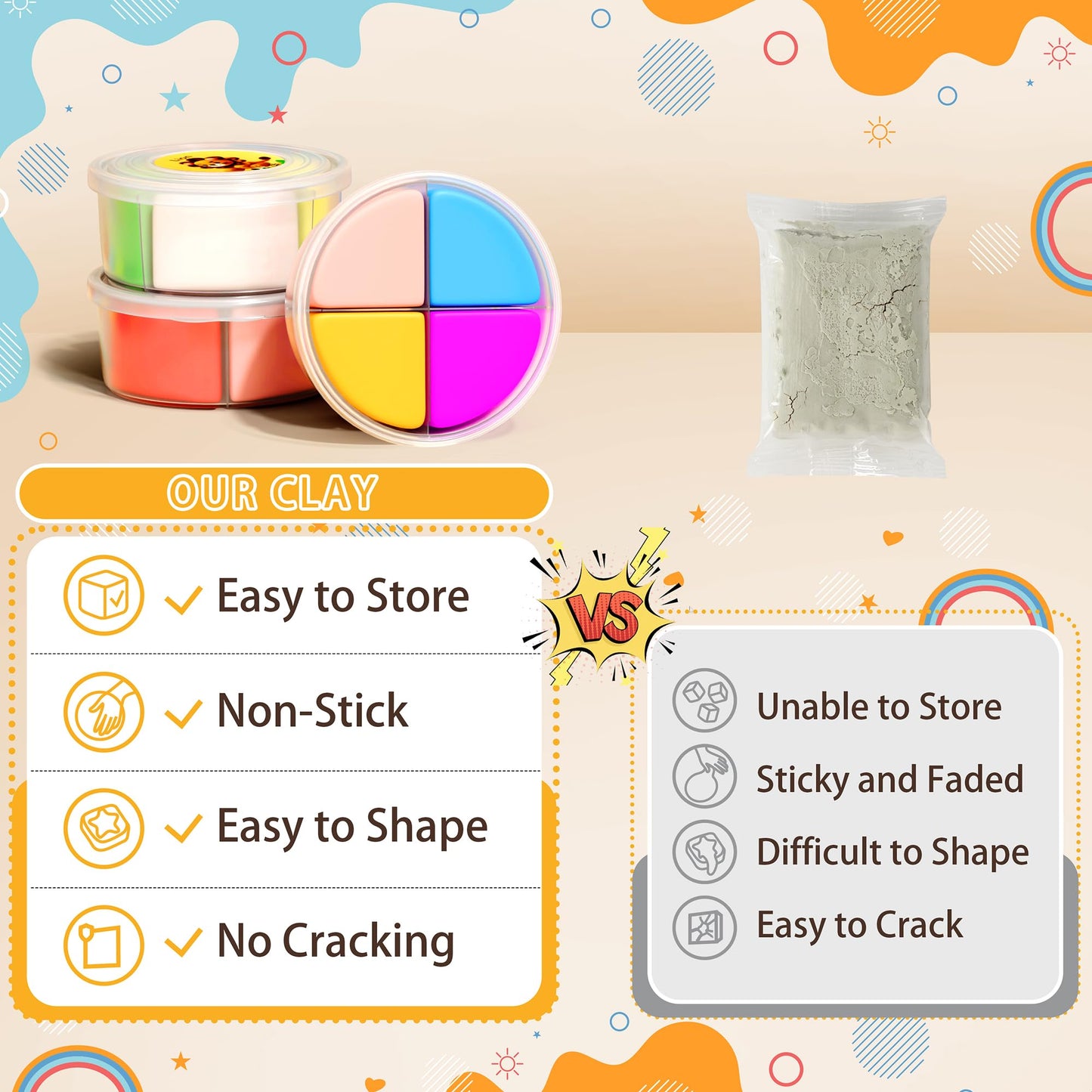 Air Dry Clay Kit - Animal Theme, Modeling Clay for Kids, DIY Model Magic clay with Sculpting Tools and Tutorials, 12 Boxes Molding Clay, Ultra Light, Soft & Non-Sticky, Arts and Crafts Gift for Kids.