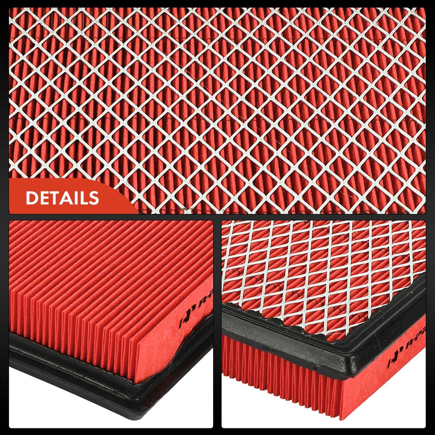 A-Premium 2-PC Pre-oiled Engine Air Filter Compatible with Nissan Rogue 08-13, Sentra 07-19, Juke 11-17, Rogue Select & Infiniti Q50, Q60, QX70, Q70, Q70L, FX35, FX37, FX50, M56