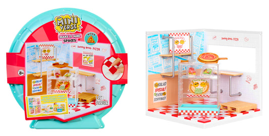 MGA's Miniverse™ Make It Mini Spaces™ Pizza Shop, Building Set, Customize, DIY Crafts, Rooms, Hobby, Collectors, Display, Gifts, 8+