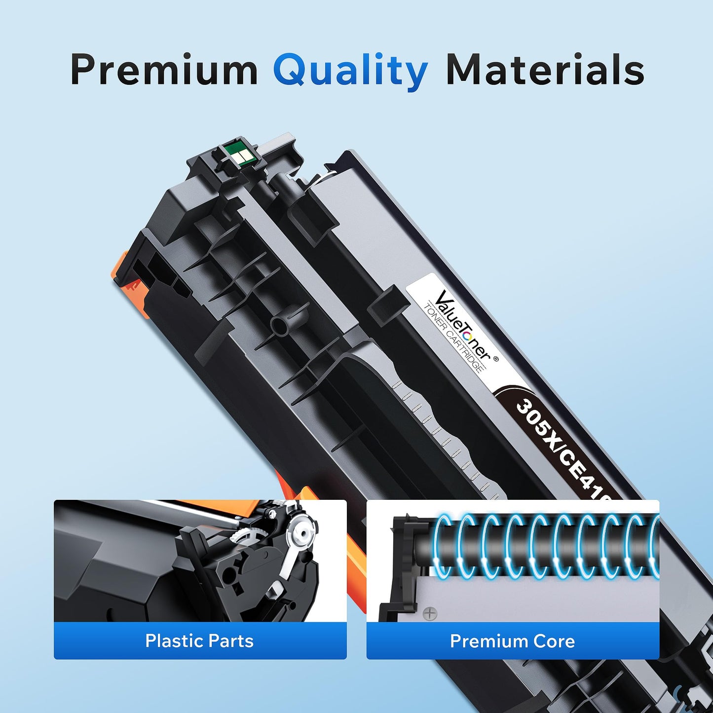 Valuetoner Compatible Toner Cartridge Replacement for HP 131A Toner Cartridge 4 Pack 131X CF210X CF211A for LaserJet Pro 200 Color MFP M276nw M251nw M251n M276n (Black, Cyan, Magenta, Yellow)